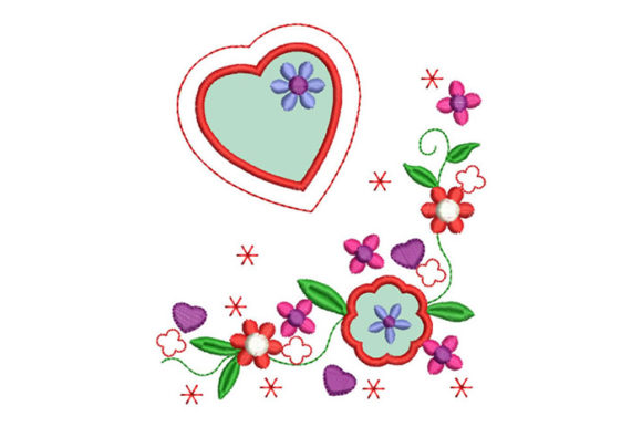 Flowers and Hearts: A Seasonal Embroidery Staple