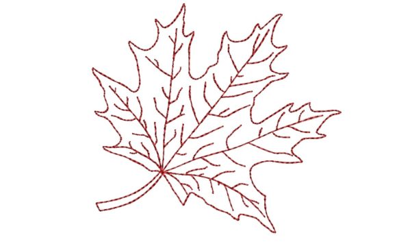 Maple Leaf: A Seasonal Staple for Holiday Embroidery