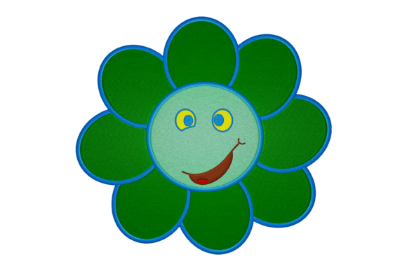 Smiley Flower: A Joyful, Versatile Embroidery Design for Personalized Gifts